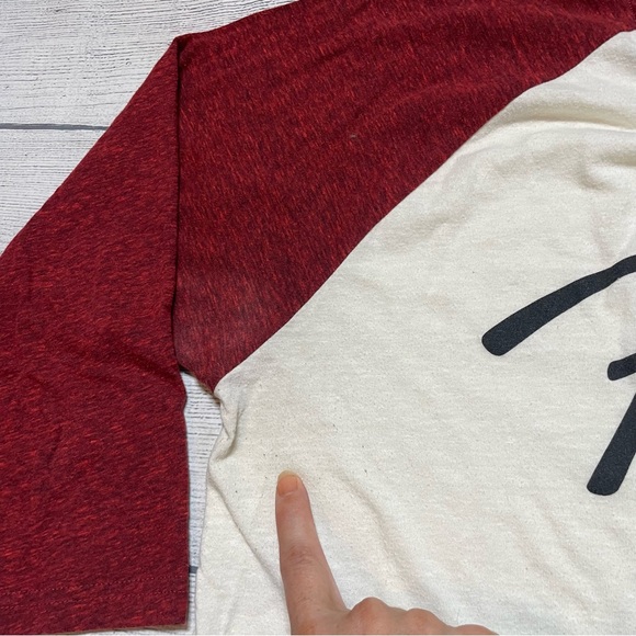 Fender Kids Raglan Shirt - Red and White - Picture 10 of 10